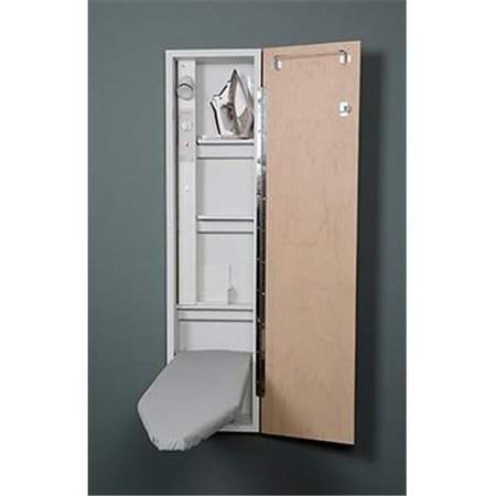 IRON-A-WAY Iron-A-Way E-46 With Flat White Door; Left Hinged E46FWU-LH